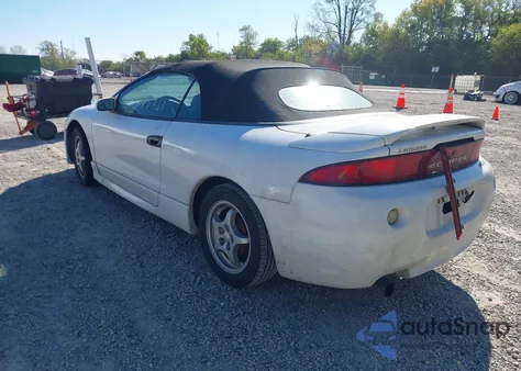 1998 Mitsubishi Eclipse Spyder Gs from USA, damaged, VIN 4A3AX35G2WE108958